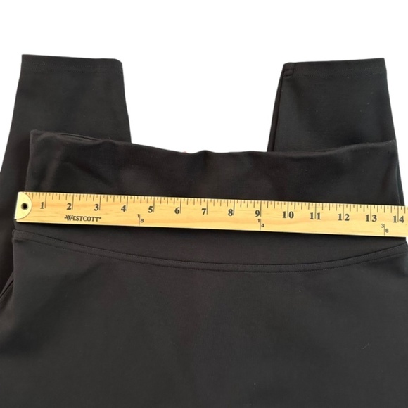 Spanx Ponte Ankle Leggings - 20264R Black M/M  Stretch High Waist Work Office - Picture 9 of 16